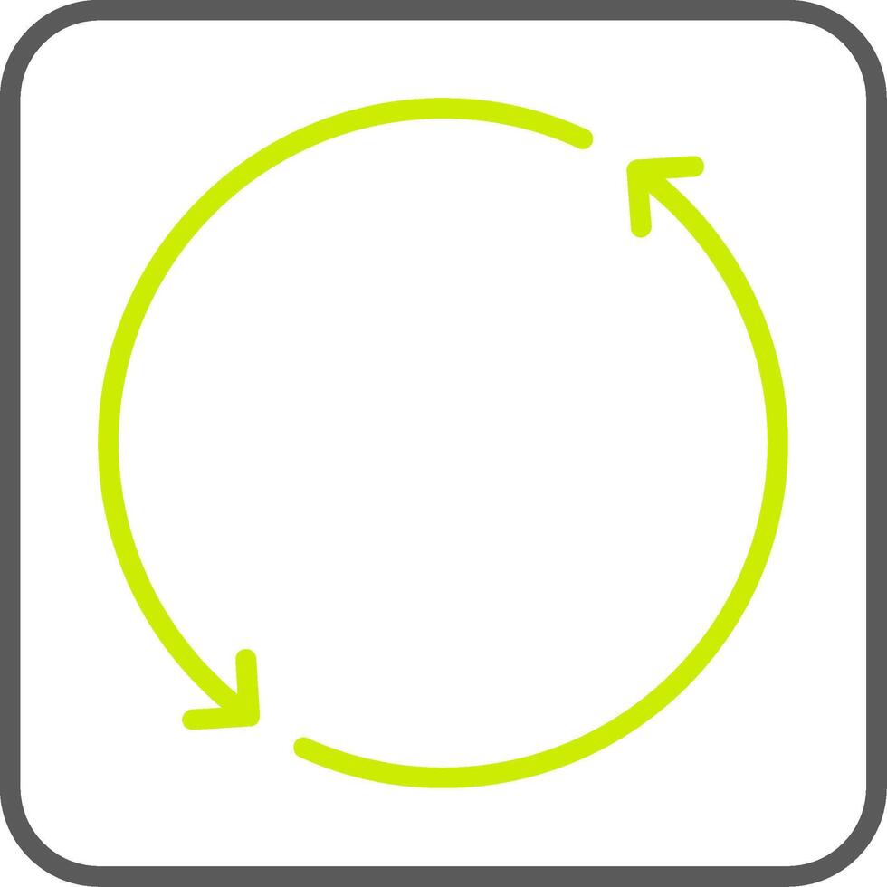Refresh Colorful Core Icon vector