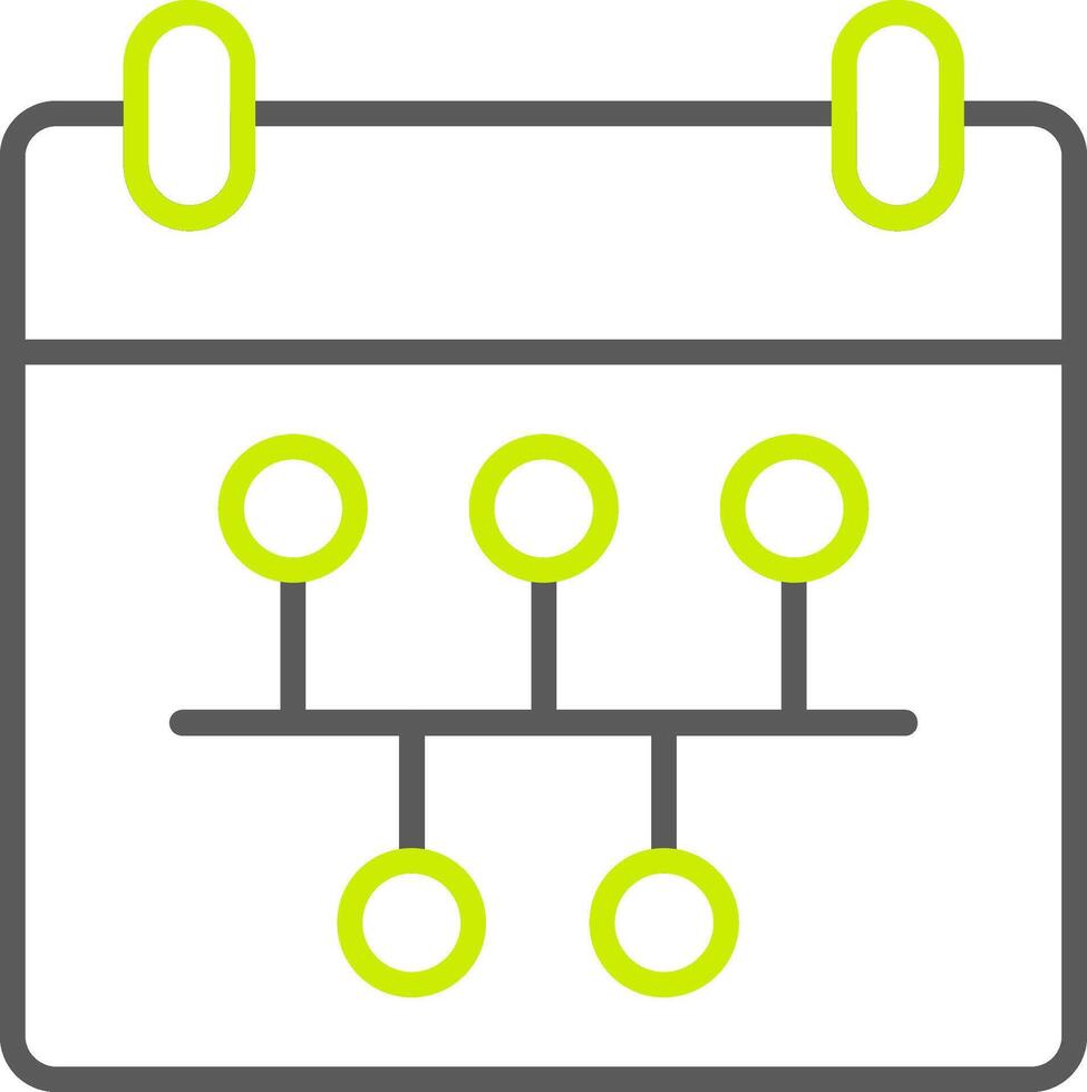 Timeline Intuitive Icon Fragment vector