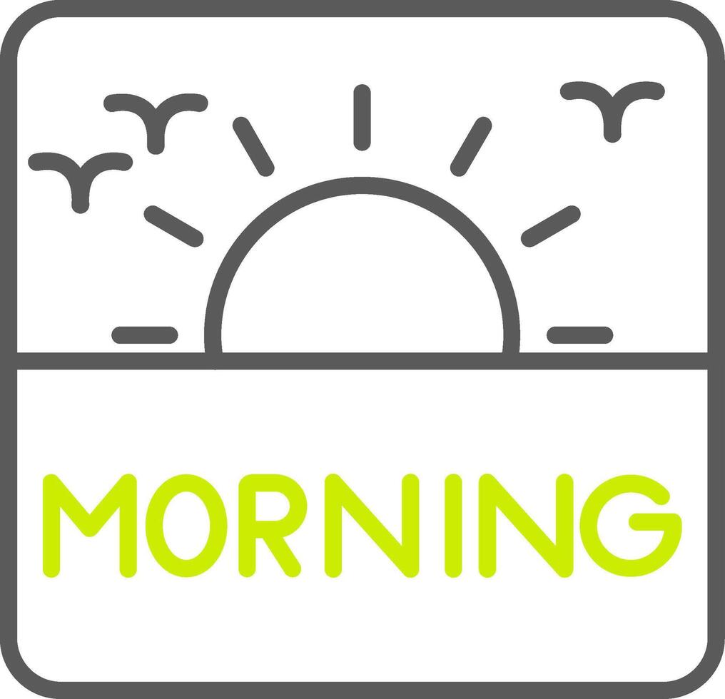 Good Morning Efficient UI Token vector