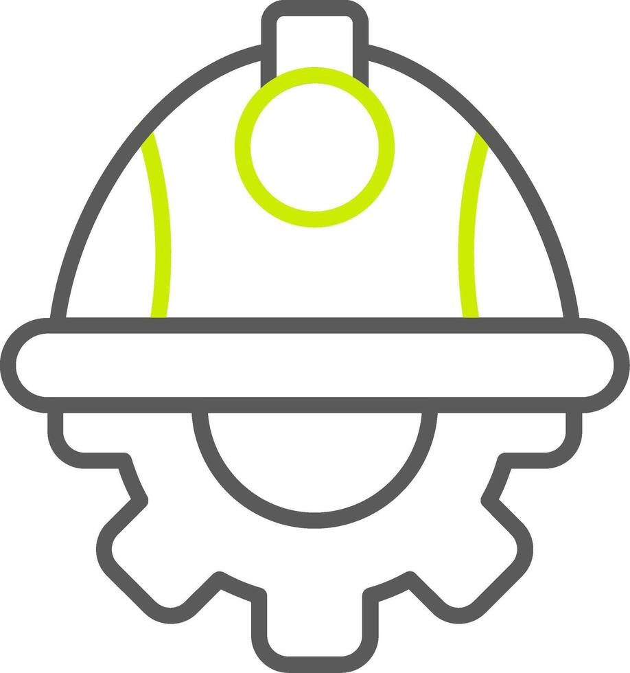 Helmet Neon System Element vector