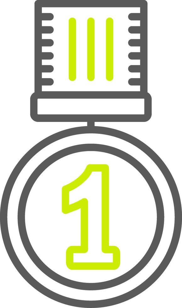 1st Prize Simplified Tech Element vector