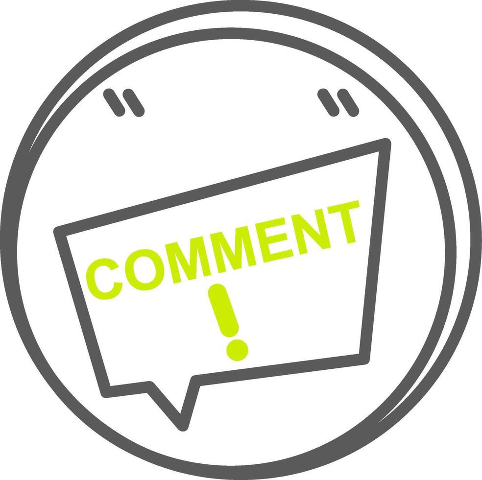 Comment Futuristic Core Icon vector