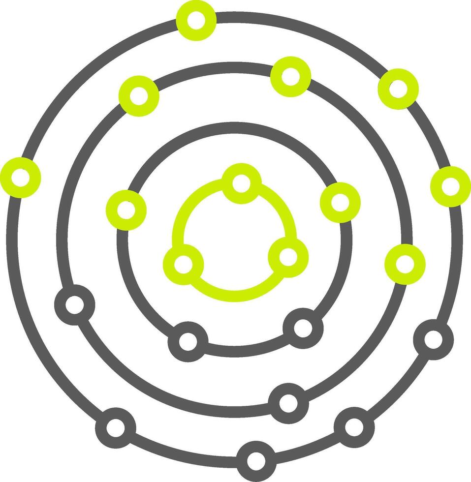 Solar System Virtual Symbol Sketch vector