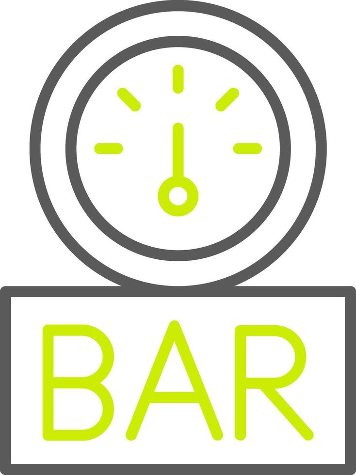Bar Global App Emblem vector