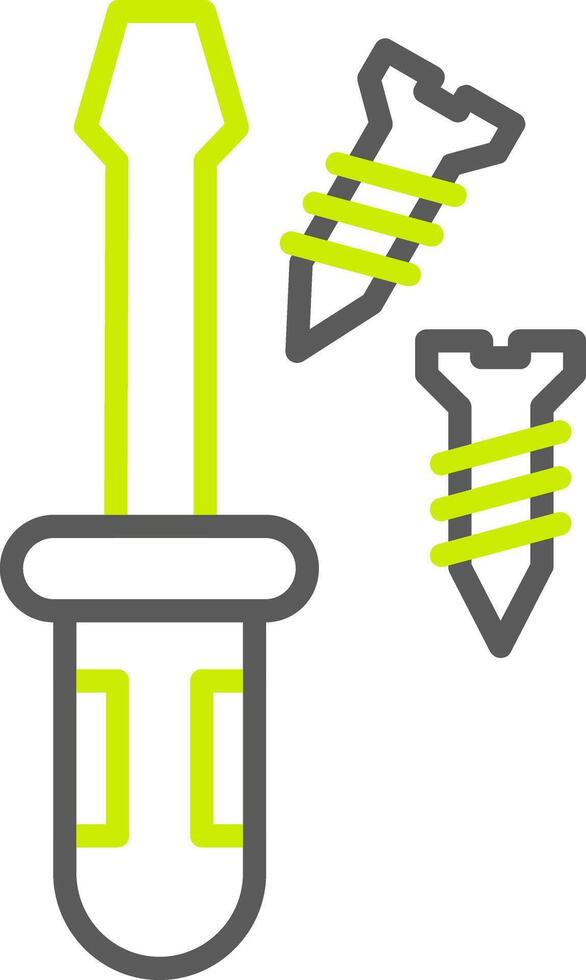 Screwdriver Colorful Web Symbol vector