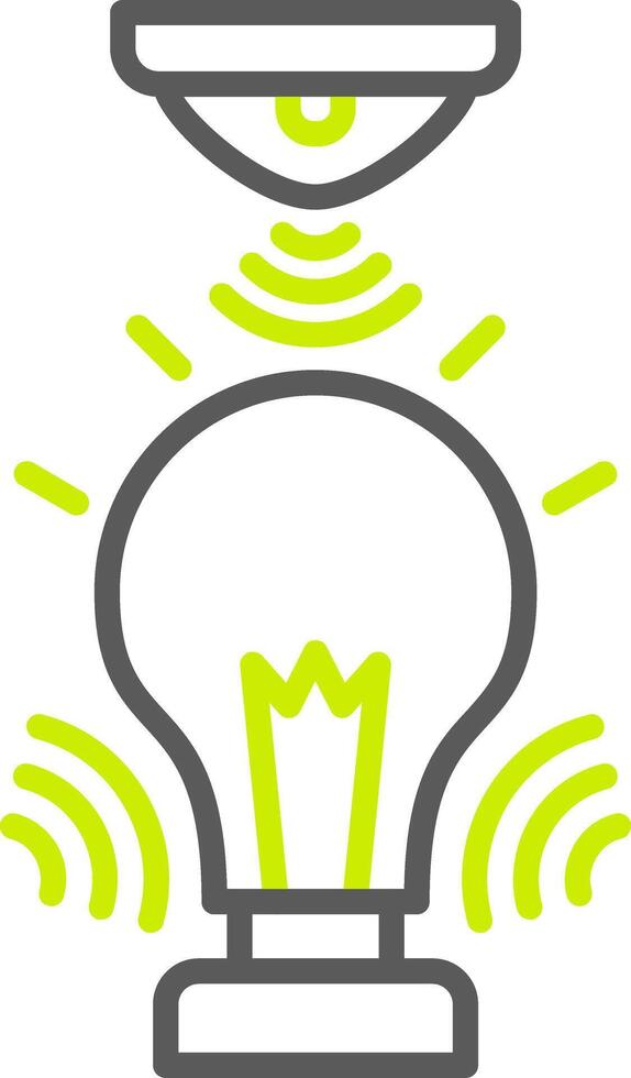Light Sensor Expressive App Emblem vector