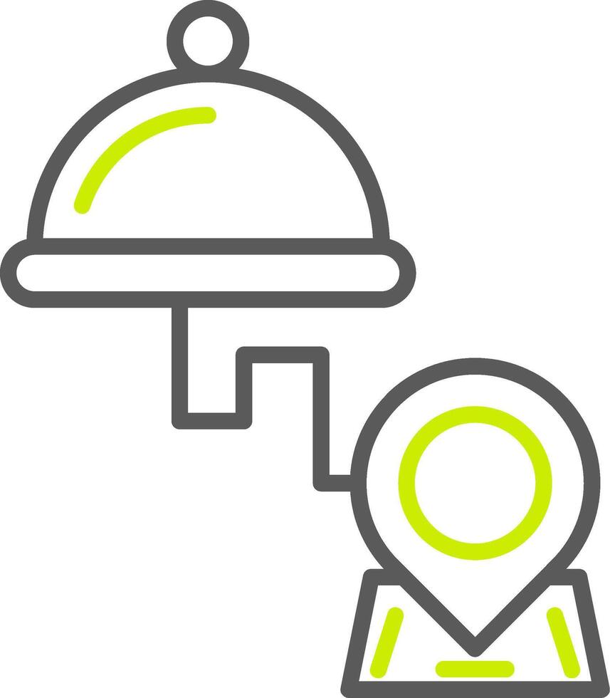 Location Simplified Style Glyph vector