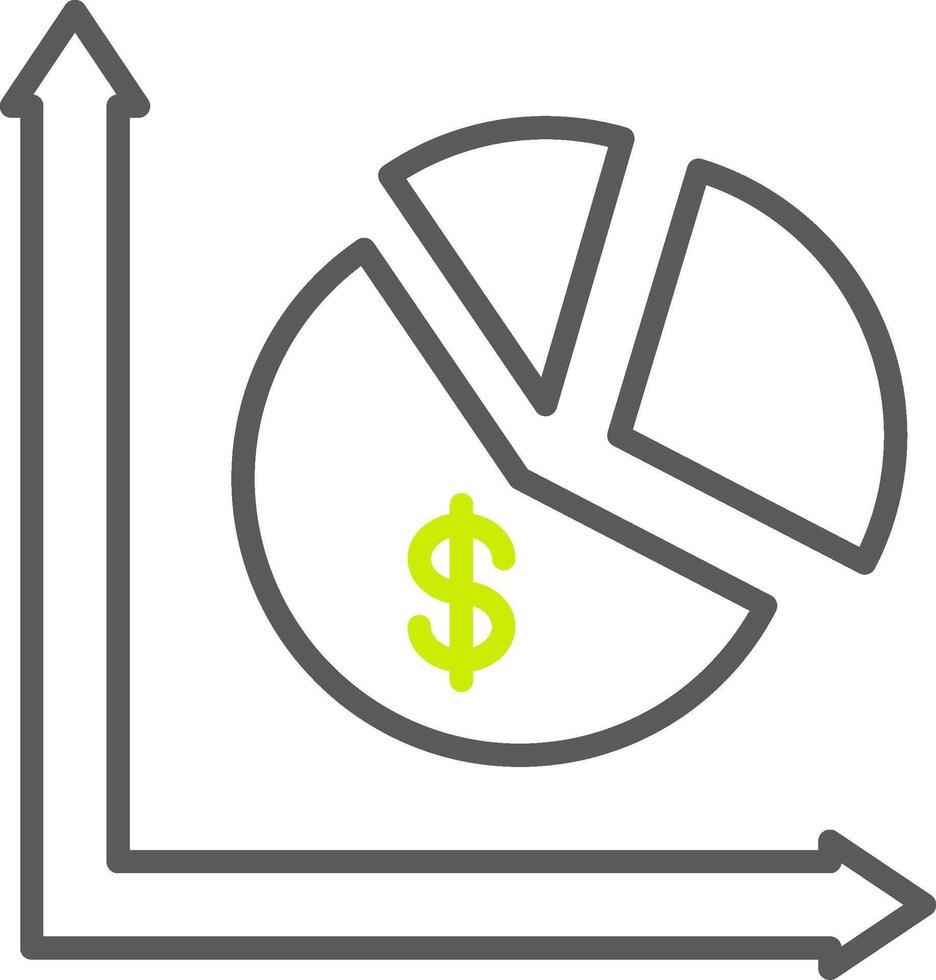 Pie Chart Intuitive Grid Token vector