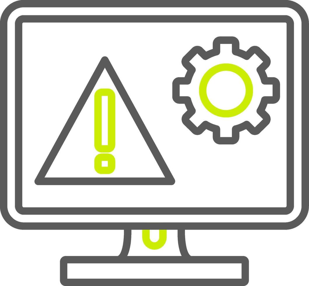 Error Interactive Graphic Module vector