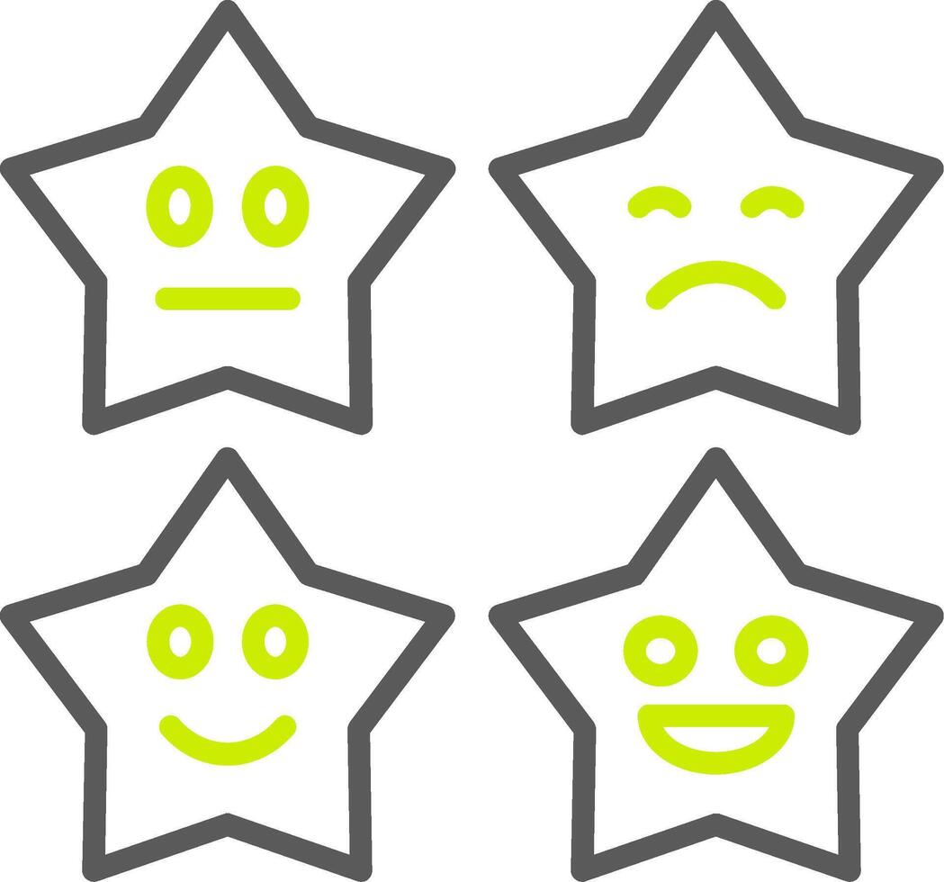 Rating Unified Line Art vector