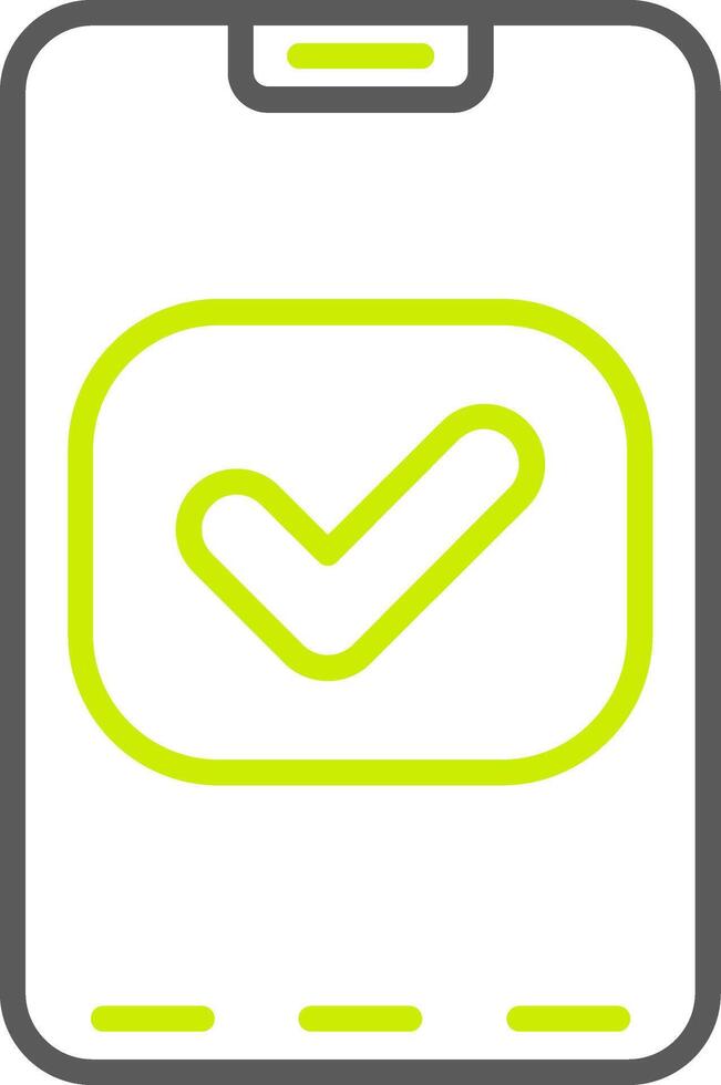 Smartphone Dynamic Symbol Sketch vector