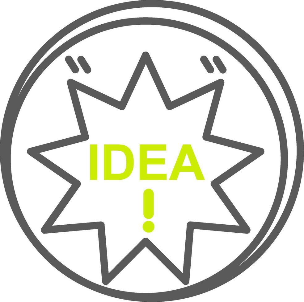 Idea Bold Graphic Module vector