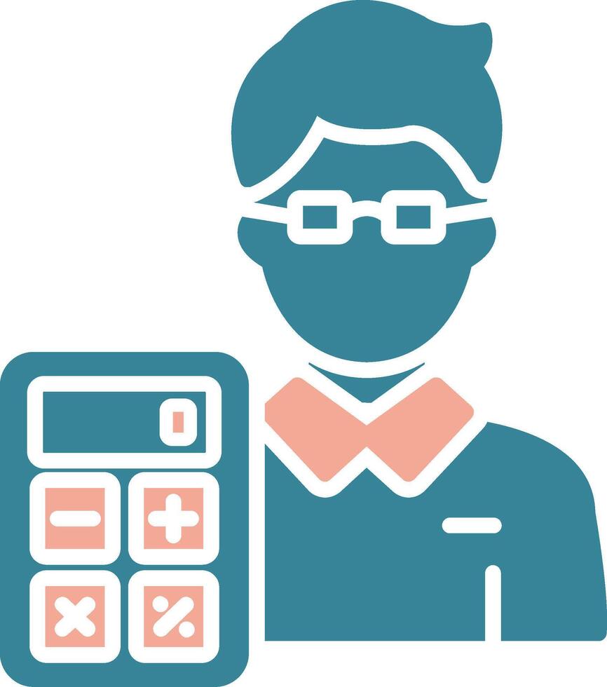 Accountant Global Digital Mark vector