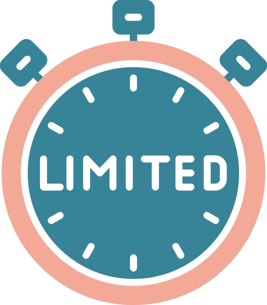 Limited Colorful Core Icon vector