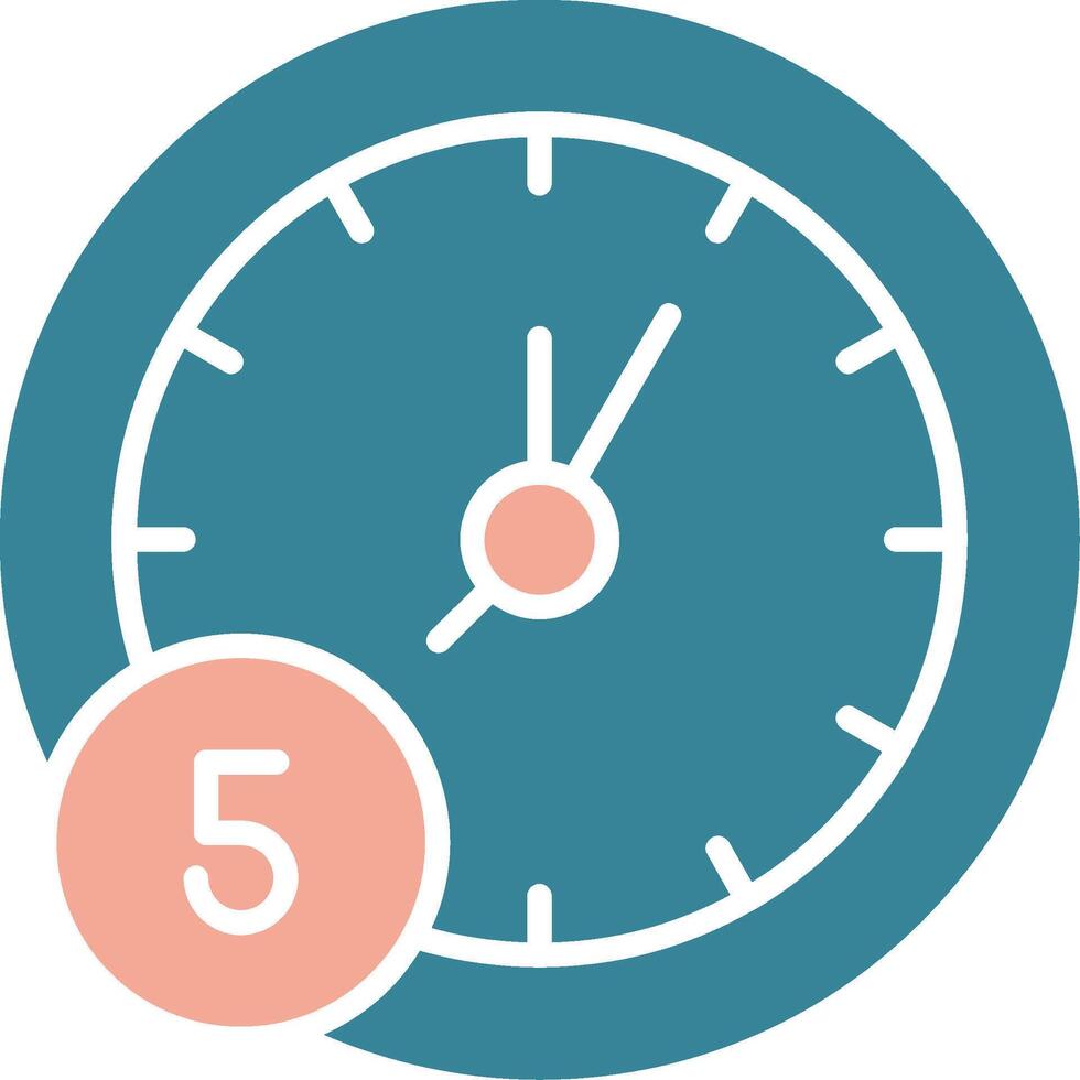 5 Minutes Unified UI Stamp vector