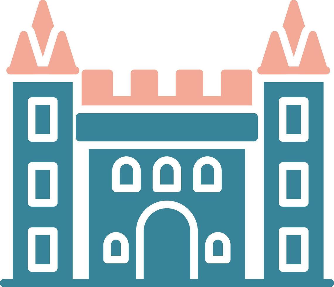 Fortress Simplified Style Glyph vector