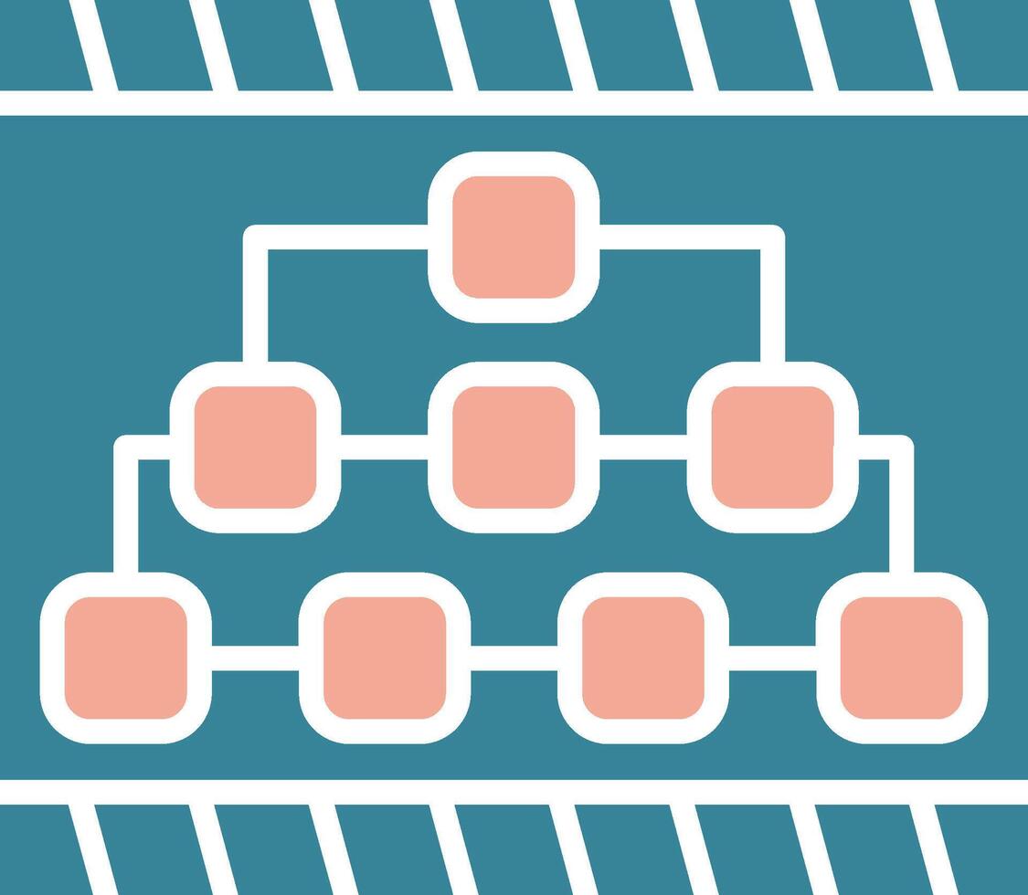 Hierarchy Structure Unified UI Stamp vector