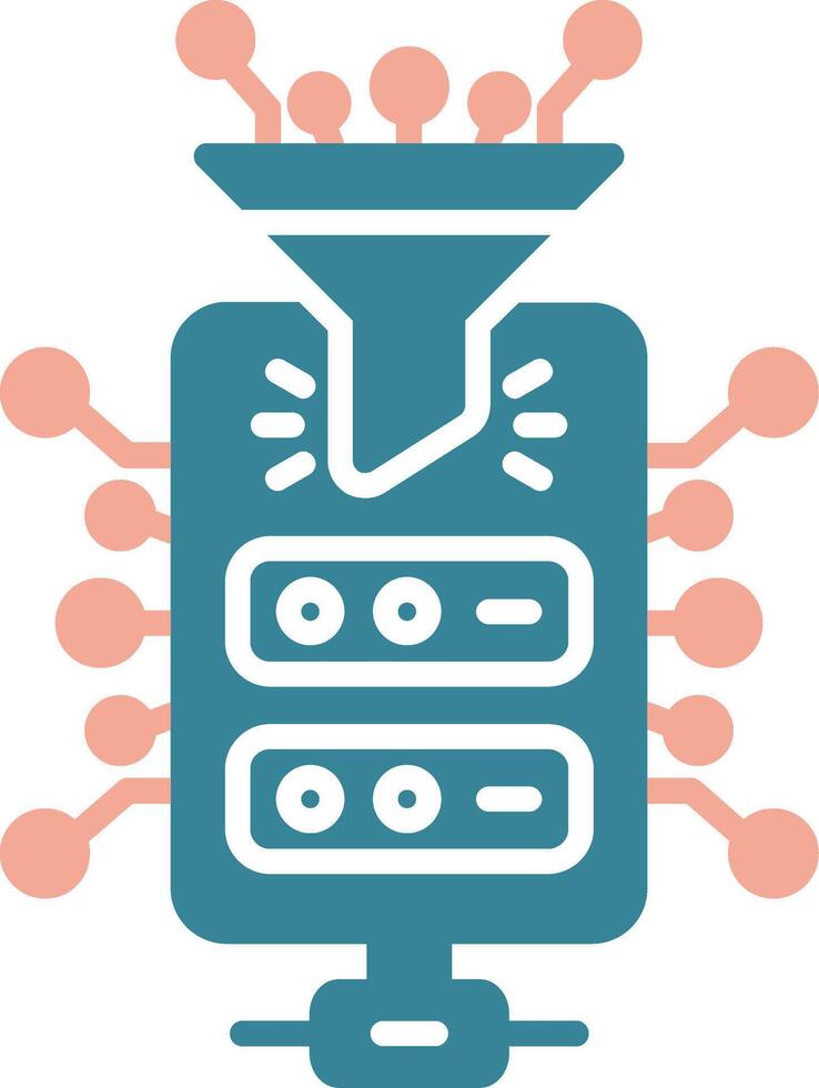Ingestion Intuitive Icon Fragment vector