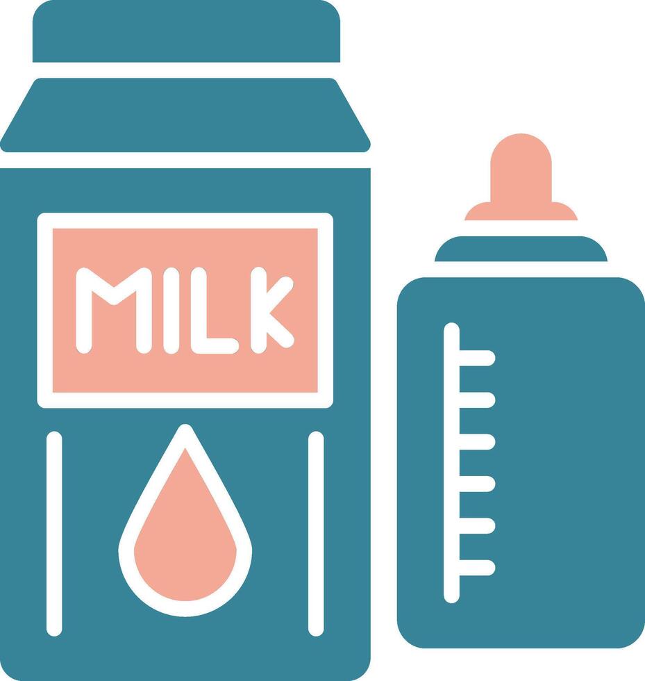 Milk Expressive App Emblem vector