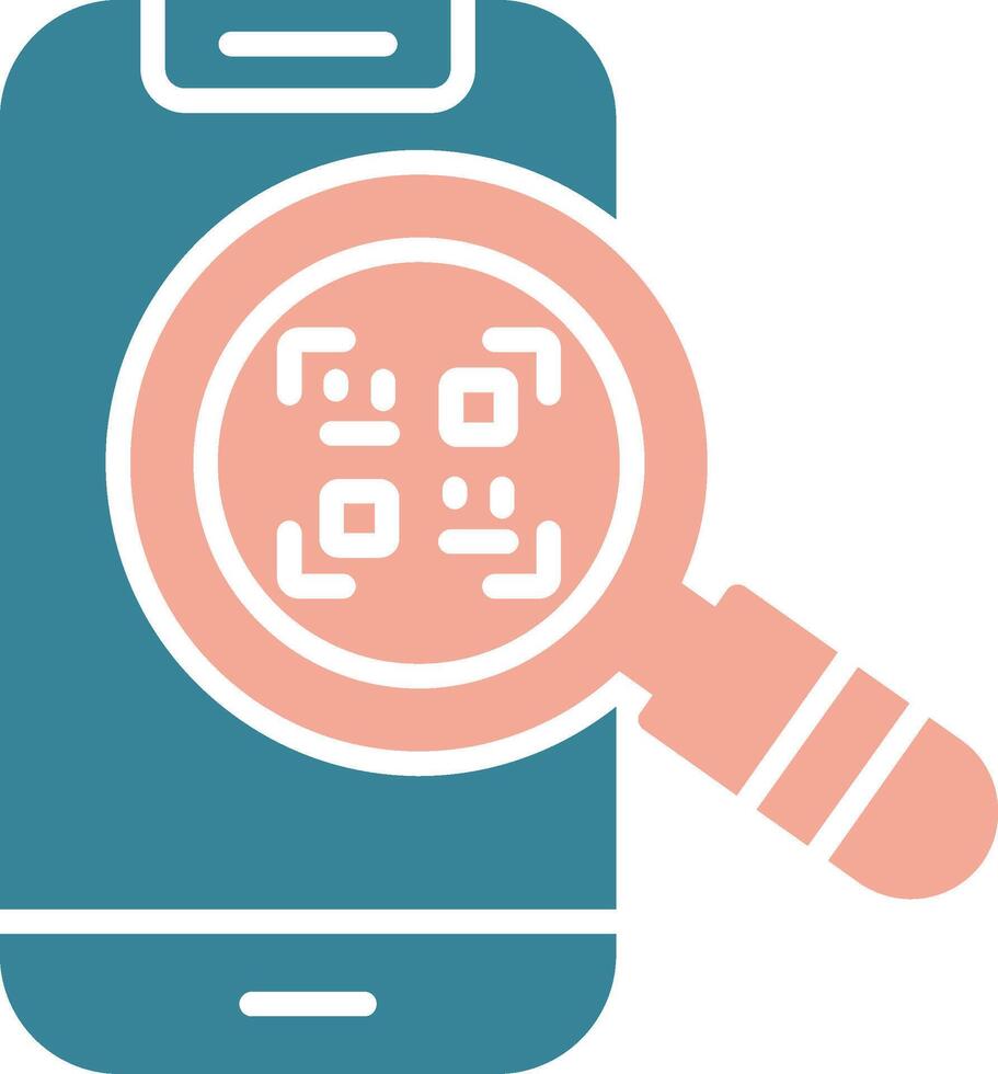 Qr Scan Simplified UX Display vector