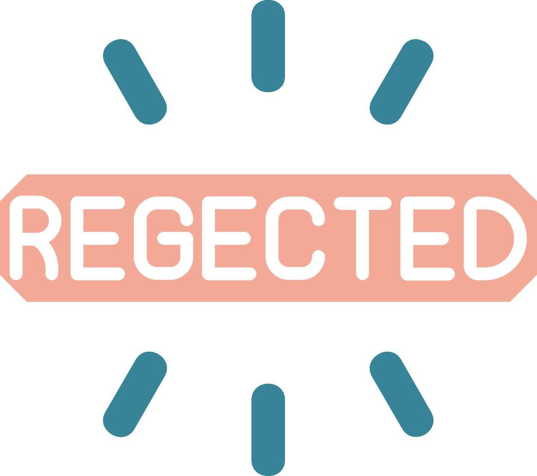 Rejected Colorful System Element vector
