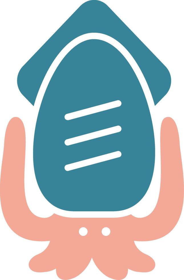 Squid Expressive App Emblem vector