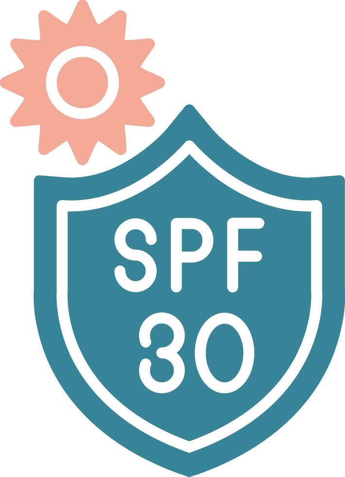 Spf 30 Intuitive Icon Fragment vector