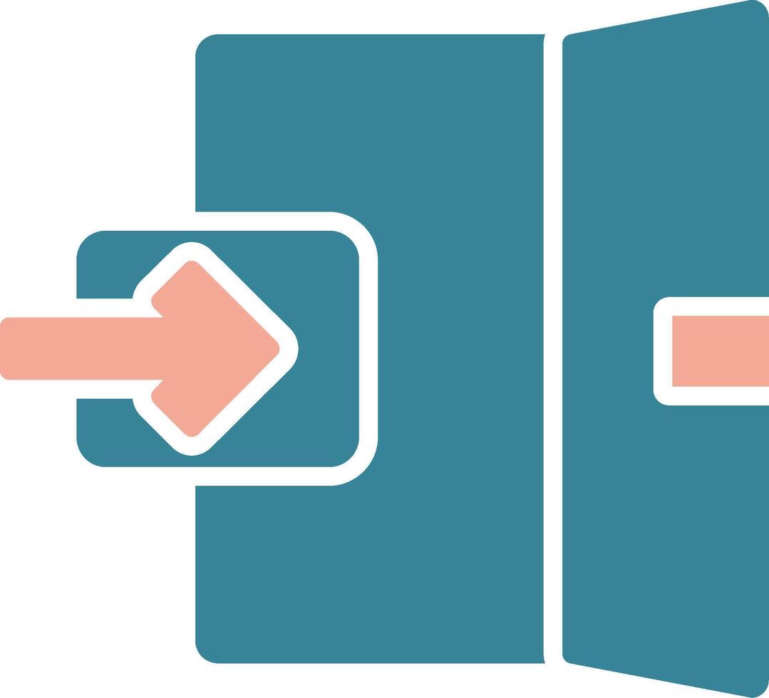 Emergency Exit Bold UI Stamp vector