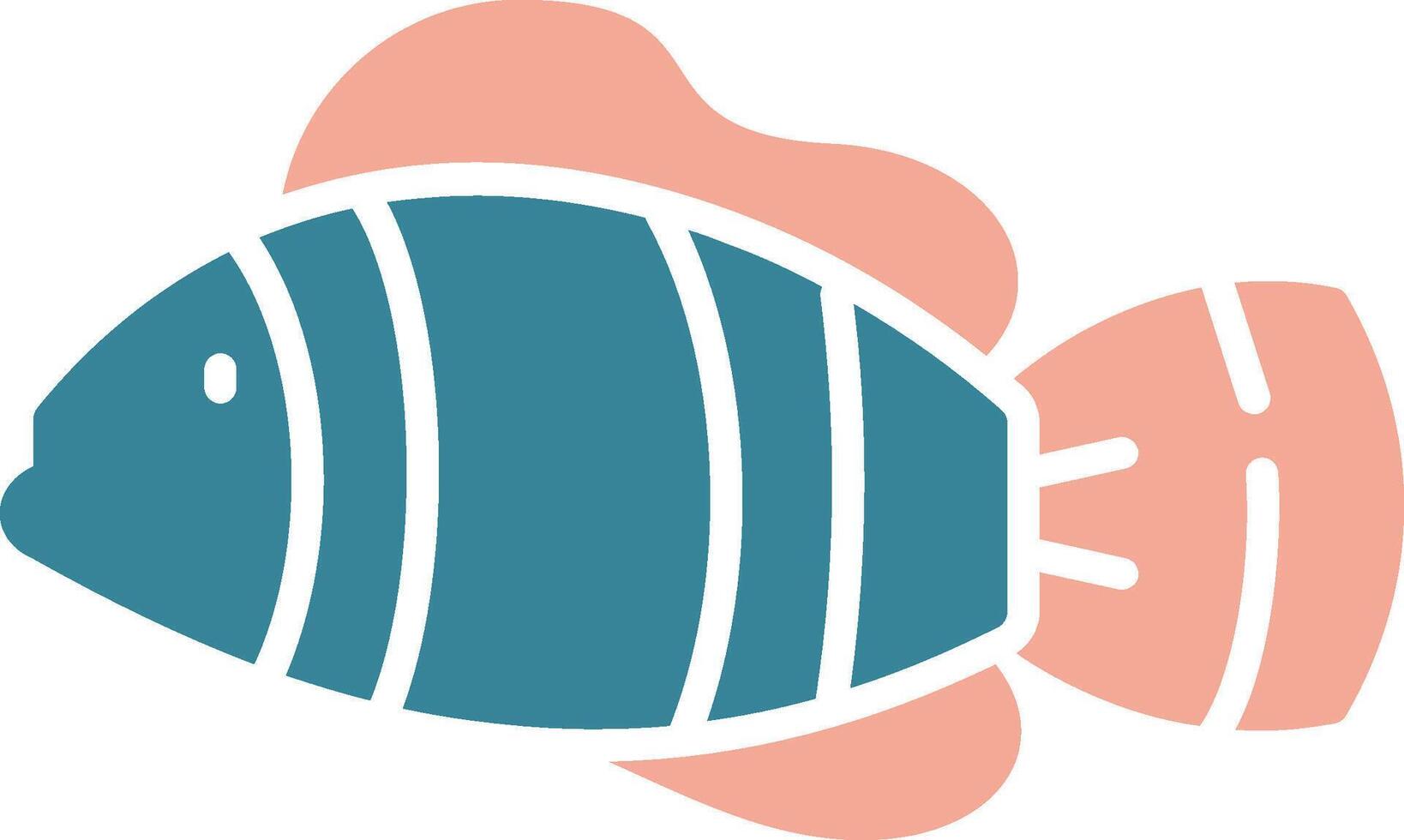 Clownfish Virtual Line Art vector