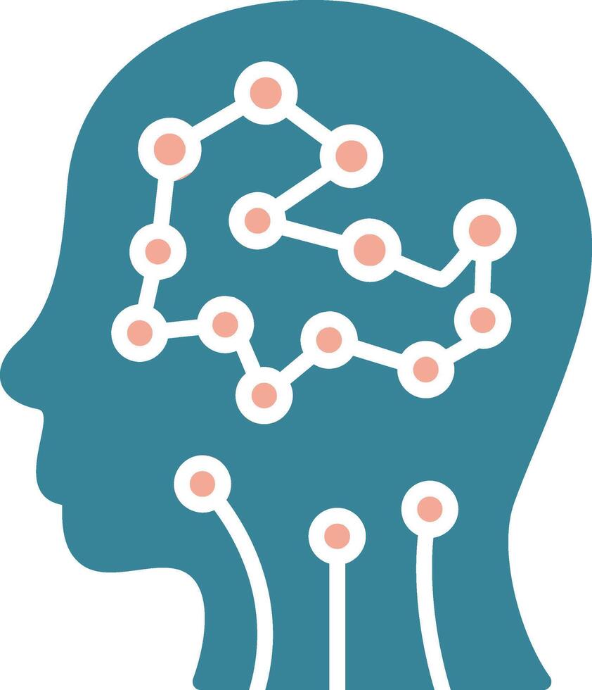 Artificial Intelligence Bold Tech Element vector