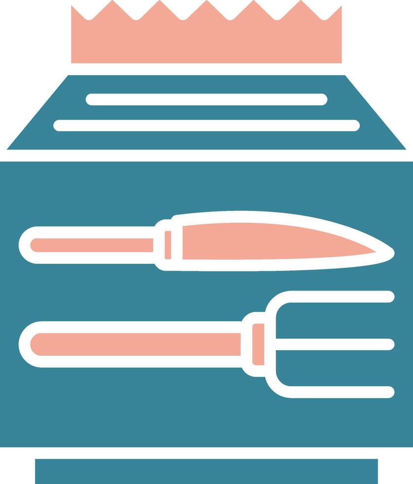Food Pack Streamlined Web Symbol vector