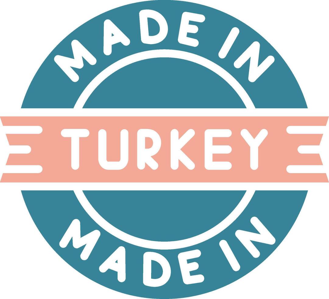 Made In Turkey Bold UI Stamp vector