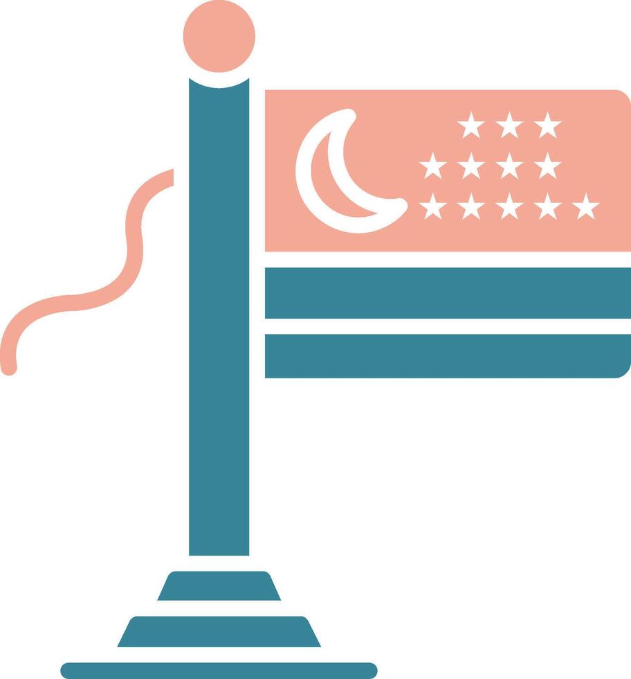 Uzbekistan Flag Expressive Digital Mark vector