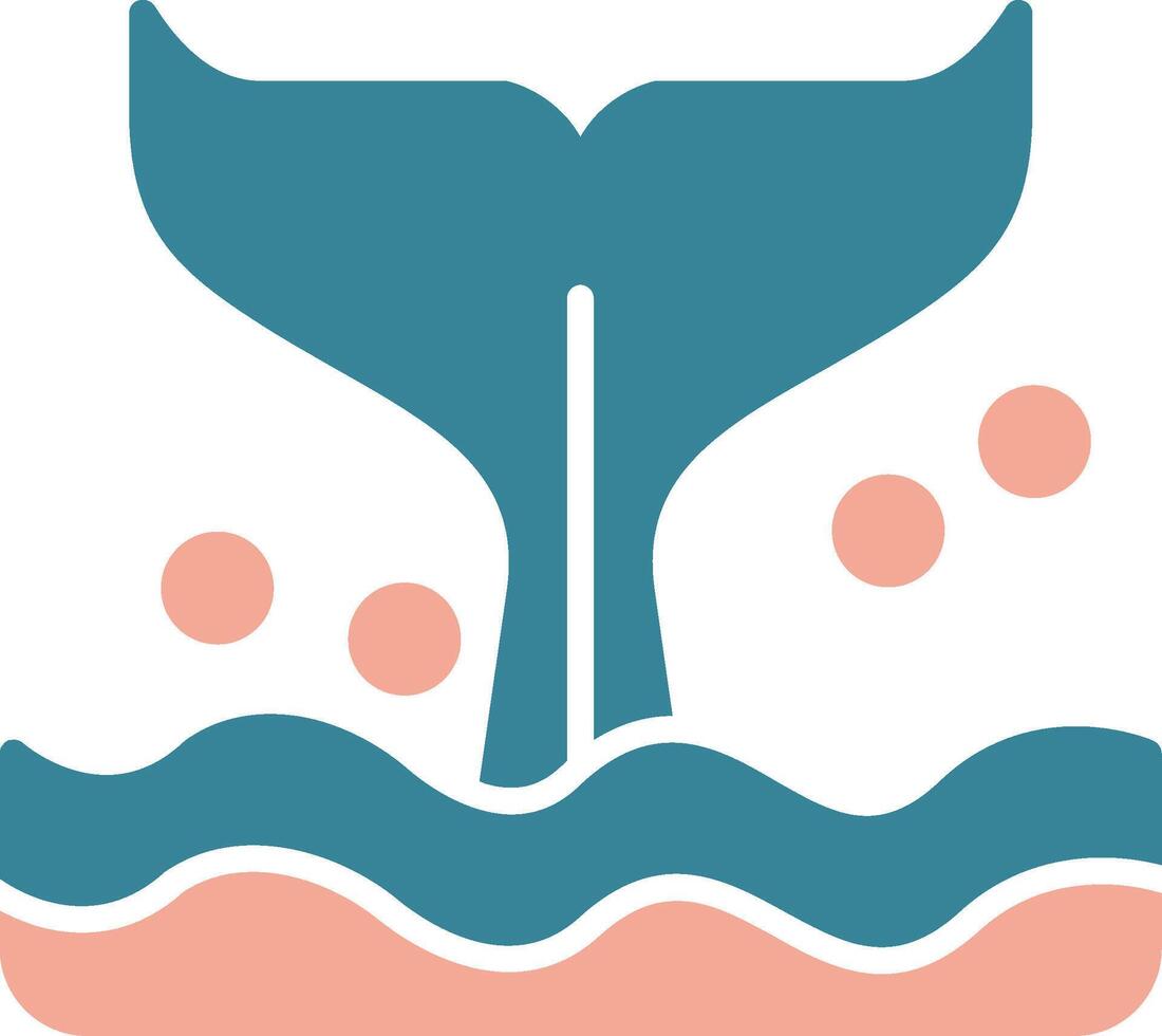 Whale Seamless UI Token vector