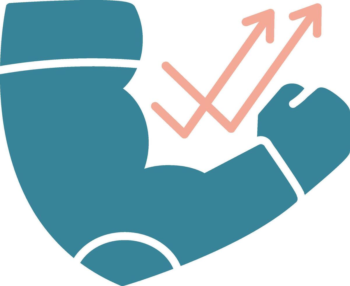 Arm Sleeve Virtual Core Icon vector