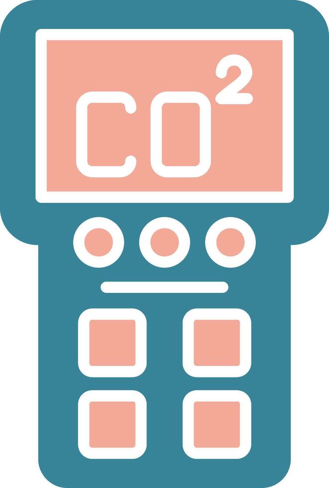 Gas Detector Virtual Symbol Sketch vector