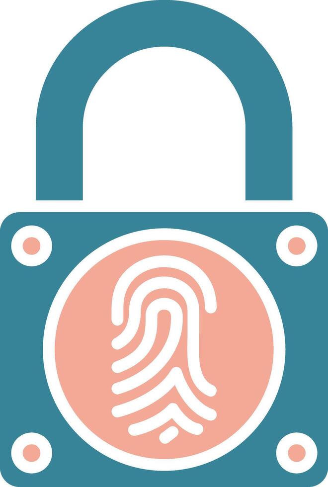 Smart Lock Seamless Core Icon vector