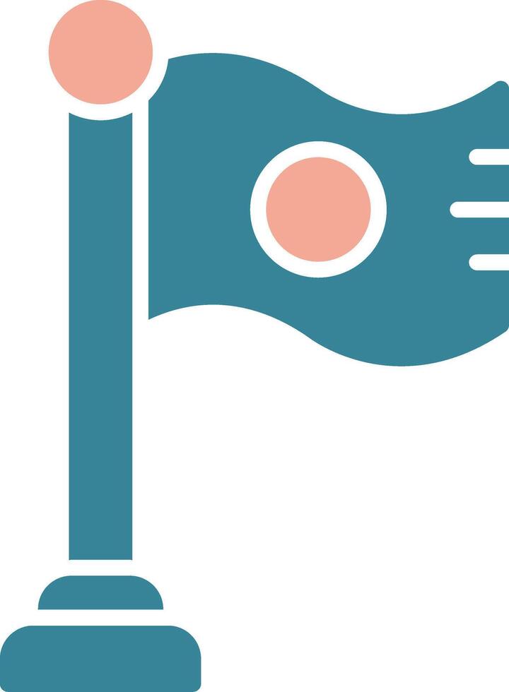 Flag Simplified Tech Element vector