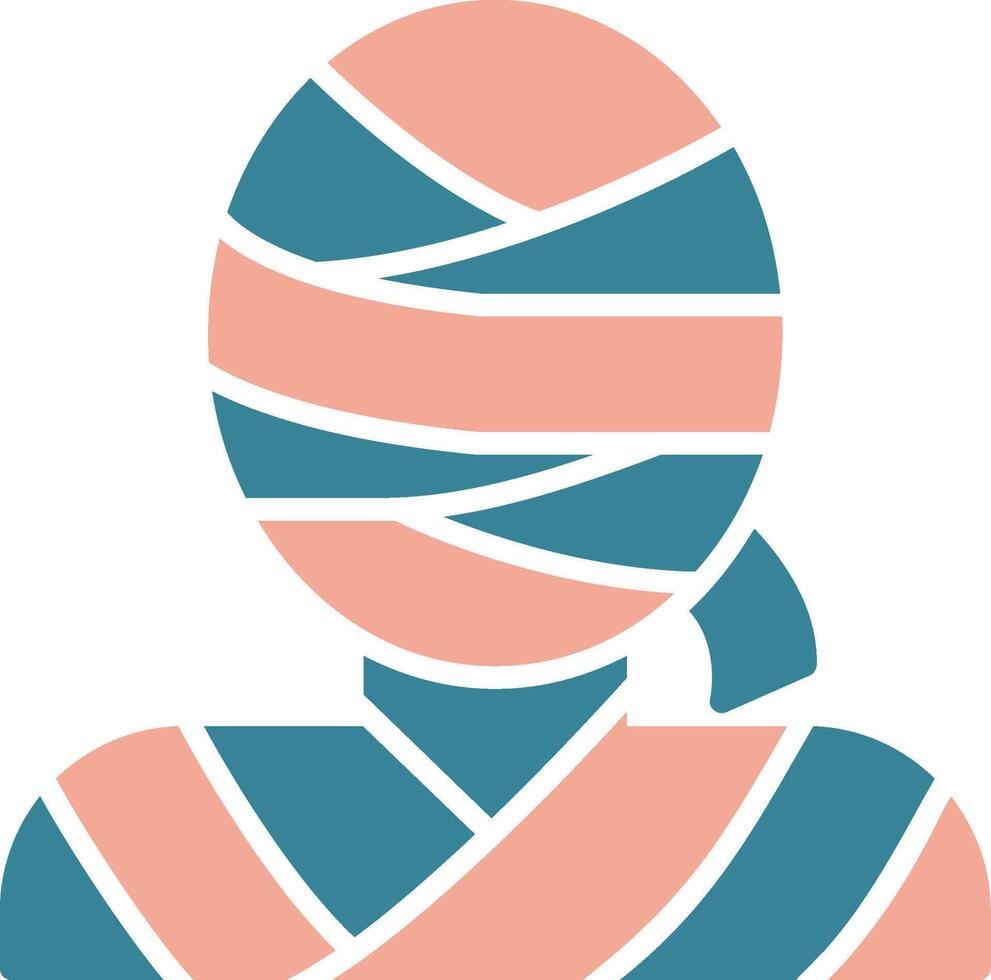 Mummy Crystal Core Icon vector