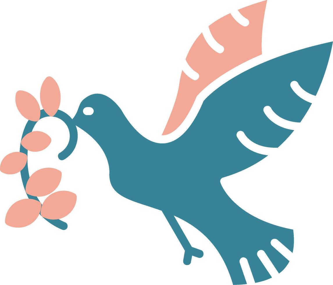 Pigeon Vibrant Core Icon vector