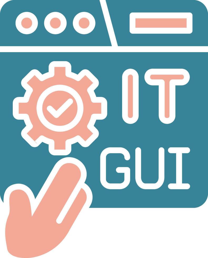 Graphic Bold Interface Object vector