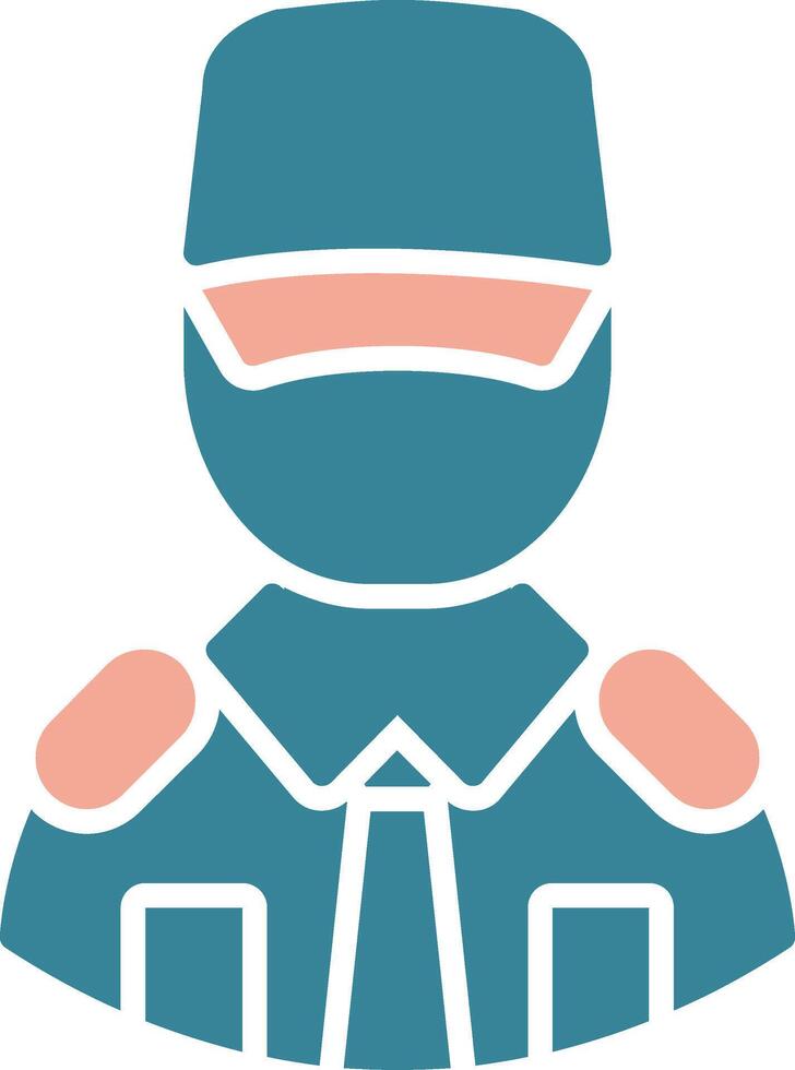 Security Man Crystal Unit vector