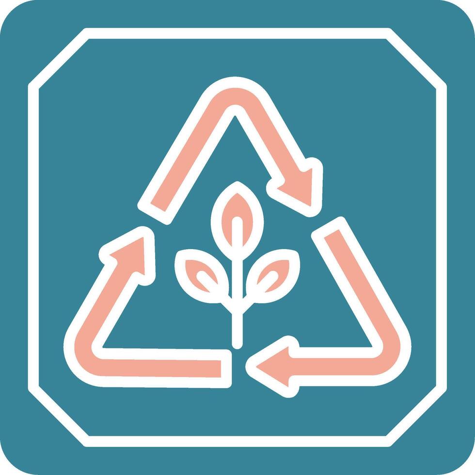 Recyclable Bold Interface Object vector