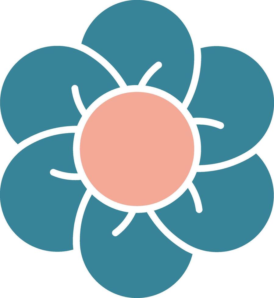 Strawberry Blossoms Seamless UI Token vector