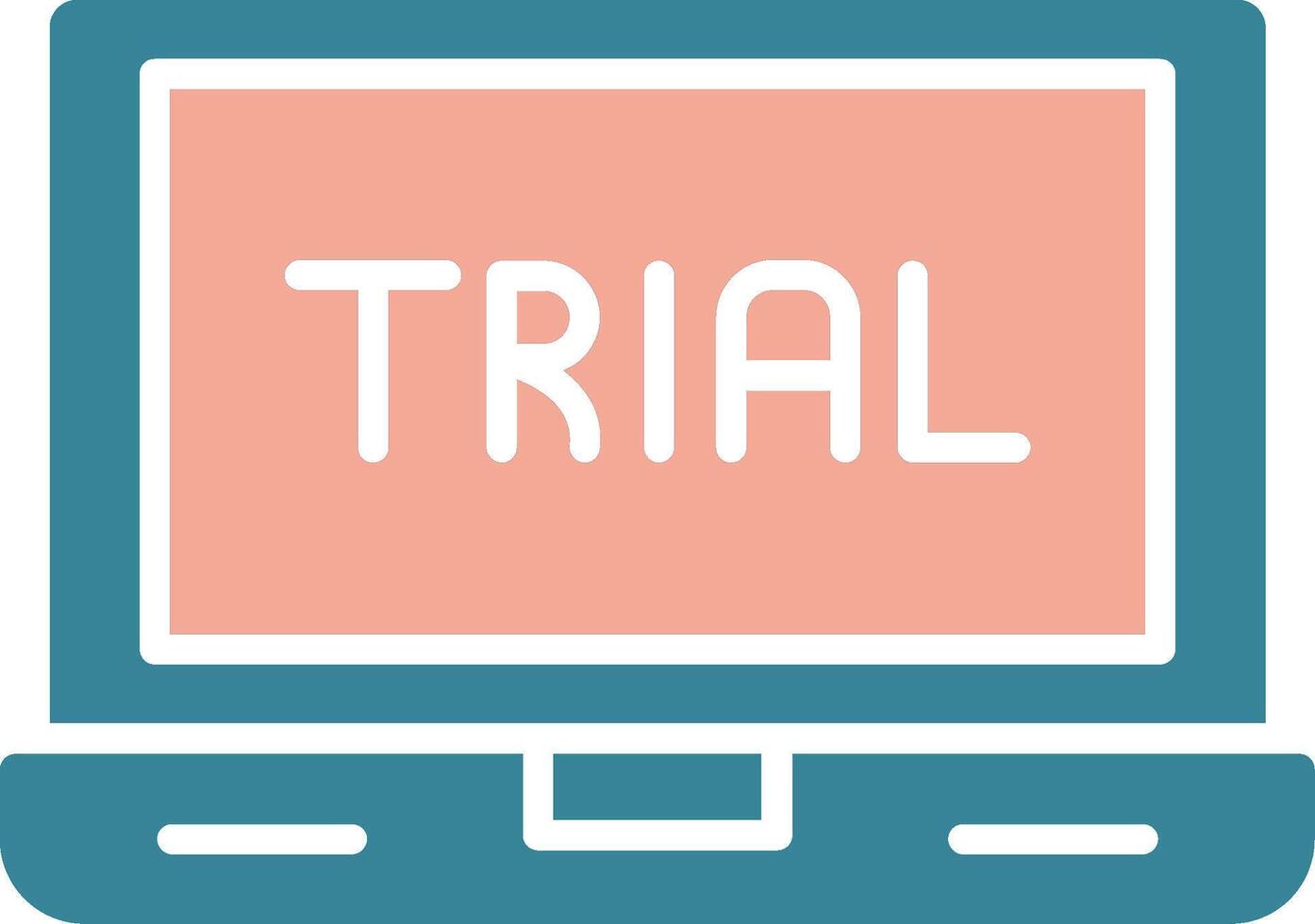 Trial Vibrant Core Icon vector