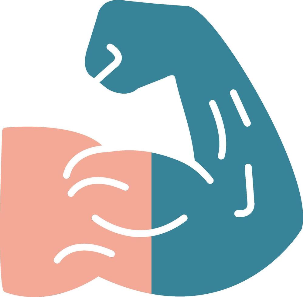 Biceps Futuristic Graphic Module vector