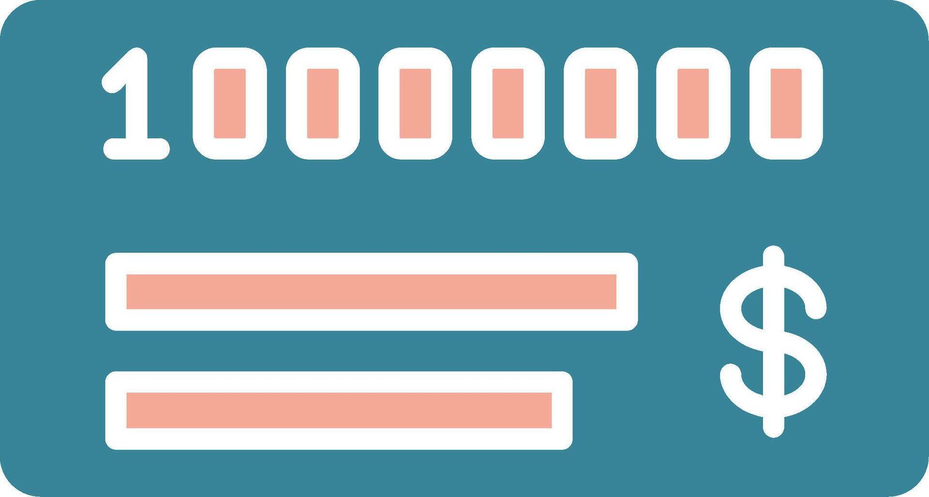 Cheque Premium Interface Object vector