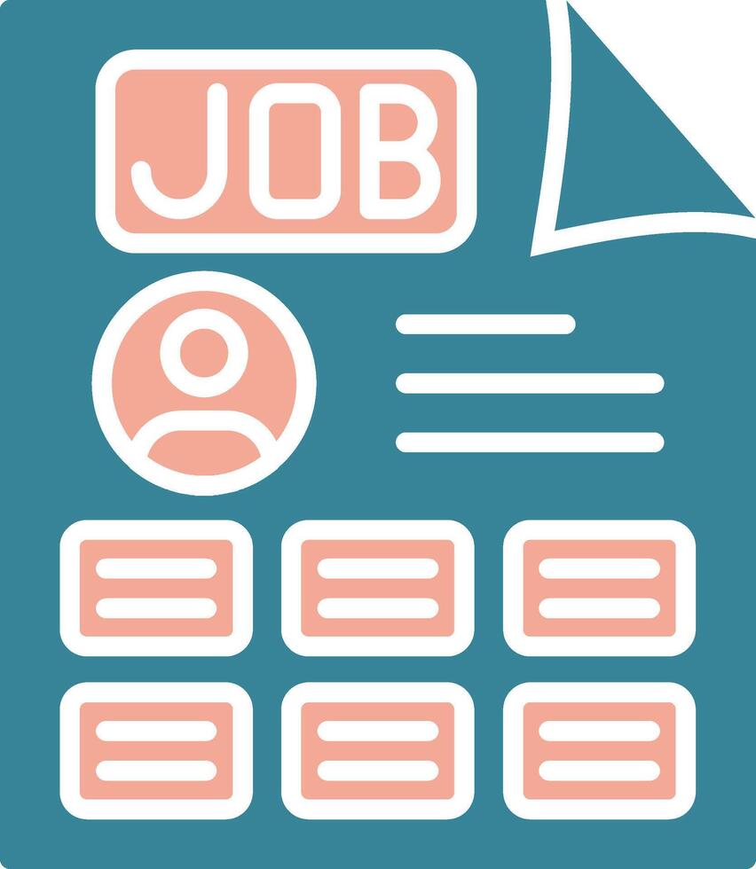 Job Simplified Icon Fragment vector
