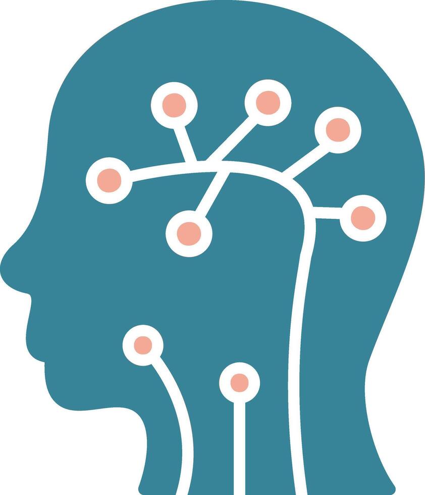 Neural Network Global App Emblem vector