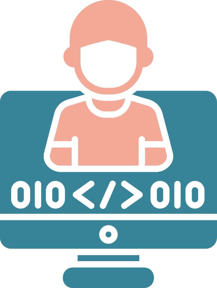 Programmer Vibrant UX Form vector